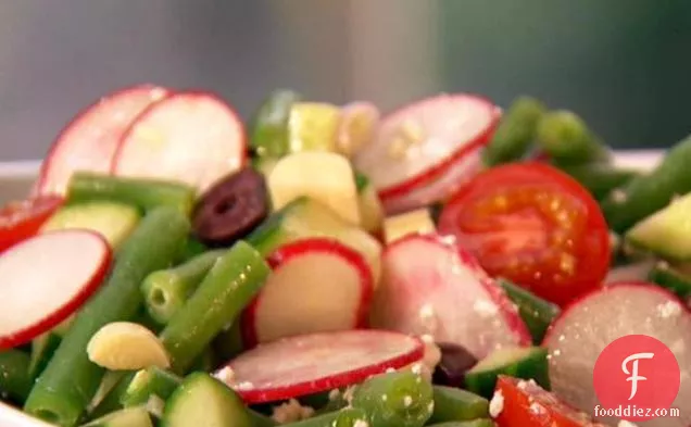 Crunchy Chopped Green Bean Salad