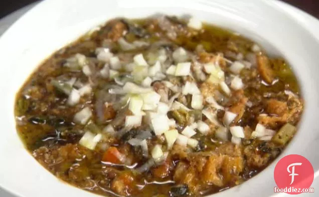 Ribollita (Vegetable, Bean and Stale Bread Soup)