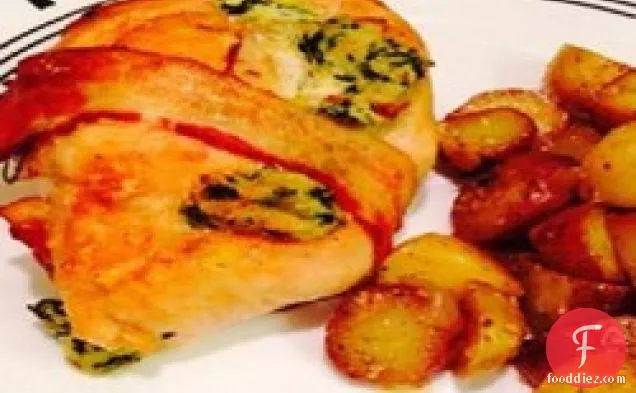 Bacon-Wrapped Chicken Stuffed with Spinach and Ricotta
