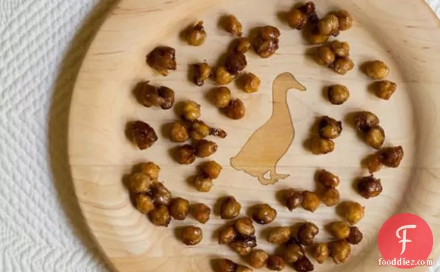 Spiced Candied Chick Peas