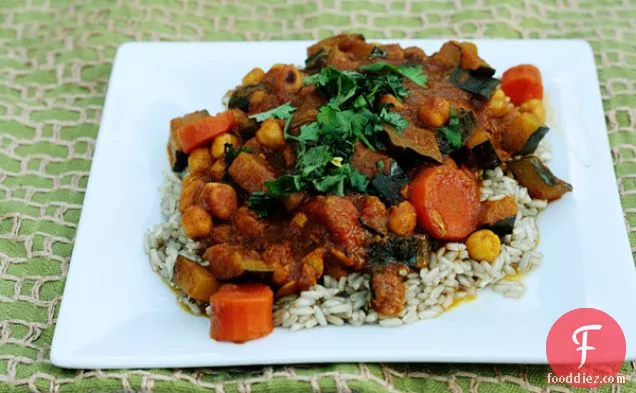 Curried Vegetables And Chickpeas