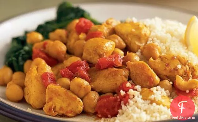 Curried Chicken and Chickpeas