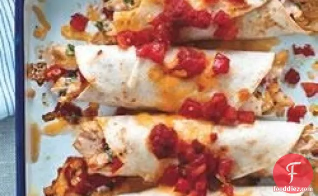 Fiesta Chicken Enchiladas