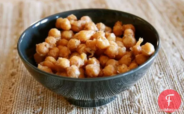 Roasted Chickpeas With Parmesan And Smoked Paprika