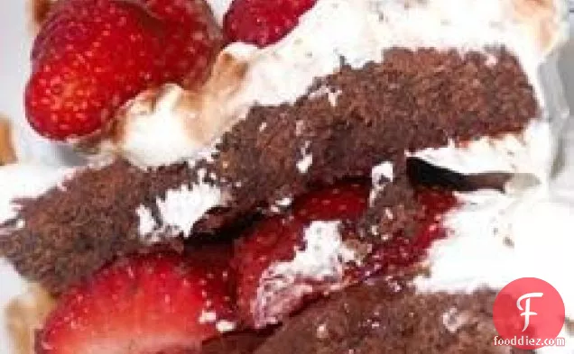 Strawberry Brownie Delight