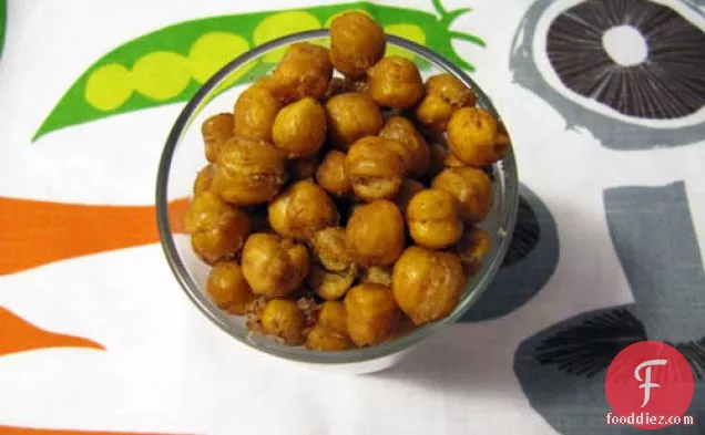 Spicy Oven-roasted Chickpeas