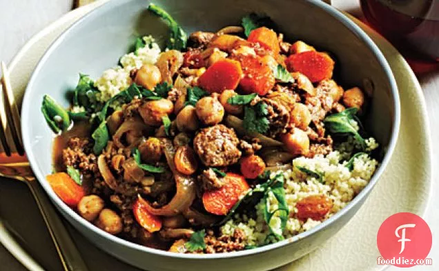 Moroccan-Style Lamb and Chickpeas