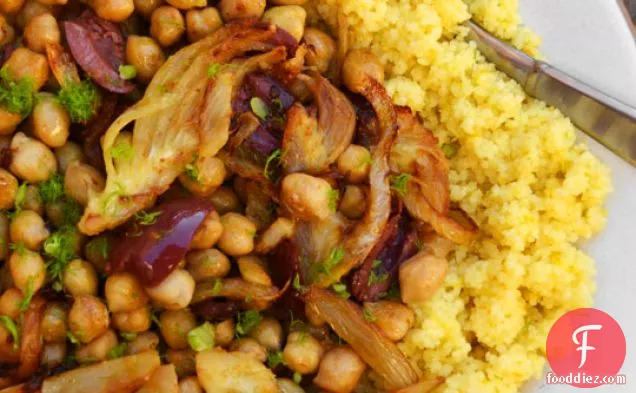 Couscous With Chickpeas, Fennel, And Citrus