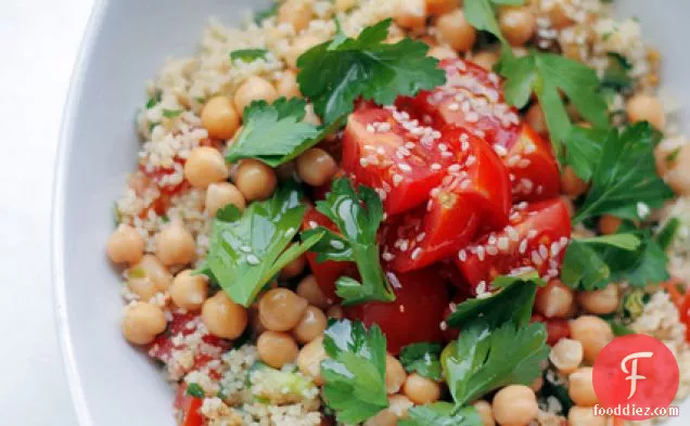 Tomatoes, Chickpeas And Parsley Couscous