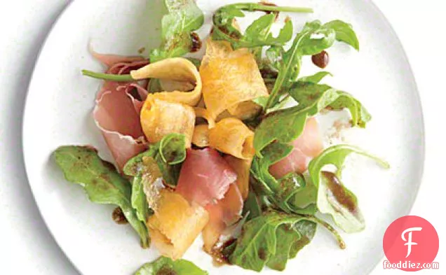 Arugula Salad with Melon and Prosciutto
