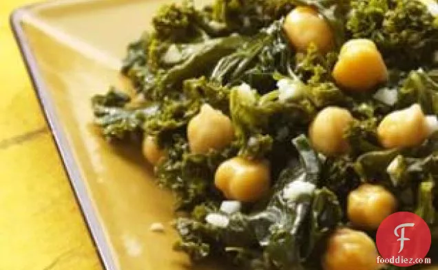 Indian-spiced Kale & Chickpeas
