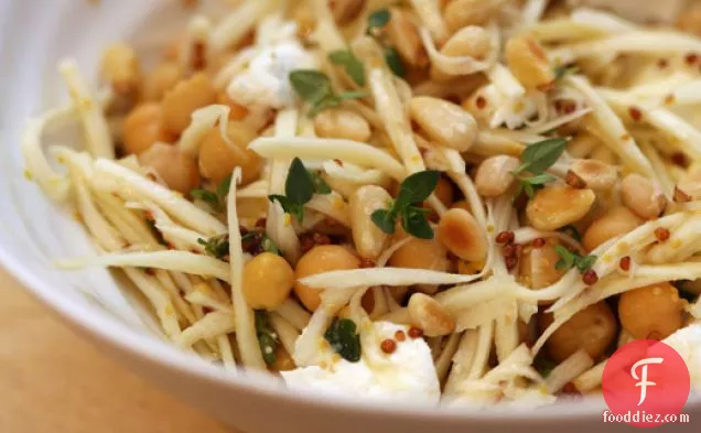 Parsnip, Chickpea And Goats Cheese Salad
