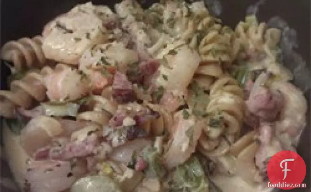 Shrimp and Tasso Pasta