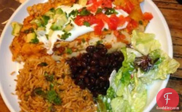 Vegetarian Black Bean Enchiladas