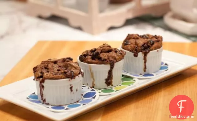 Chocolate-Dried Cherry Bread Pudding