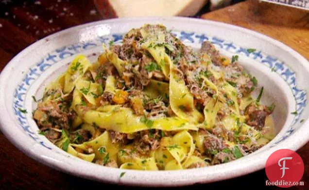 Game Ragu with Pappardelle