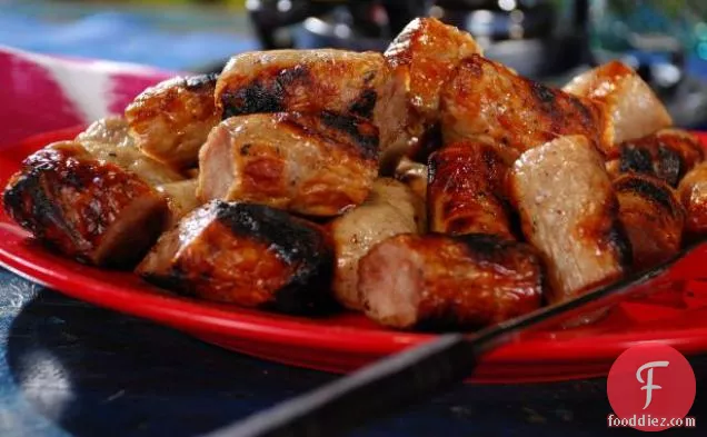 Beer-Simmered Bratwurst