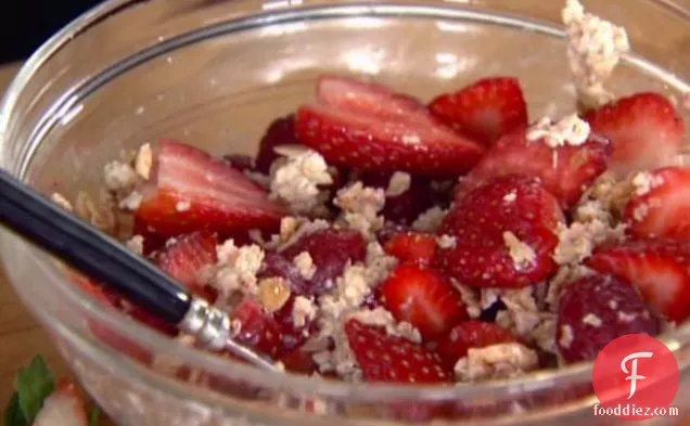 Homemade Muesli with Red Berries