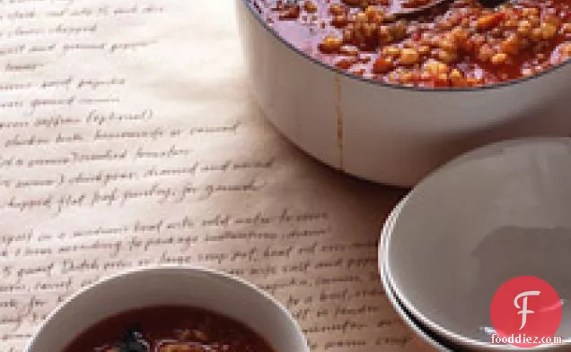 Chickpea, Tomato, And Spelt Soup