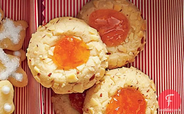 Apricot-Almond Thumbprints