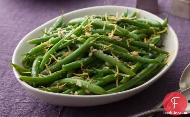 Green Beans with Lemon and Garlic