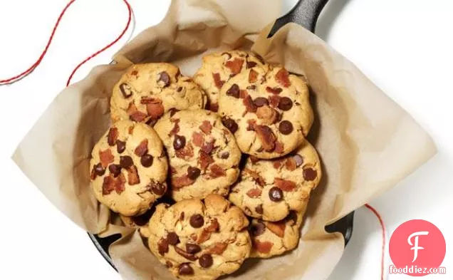 Peanut Butter-Chocolate Chip-Bacon Cookies