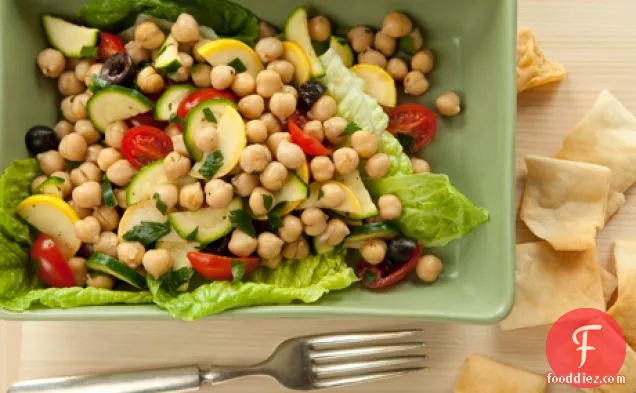 Mediterranean Garbanzo Salad