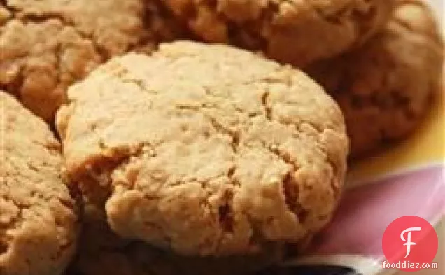 Peanut Butter and Bran Cookies