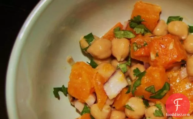 Warm Butternut Squash And Chickpea Salad