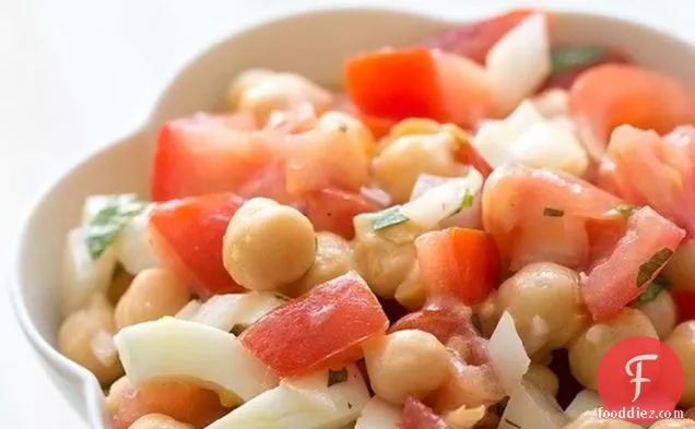 Chickpea (garbanzo Bean) And Tomato Salad
