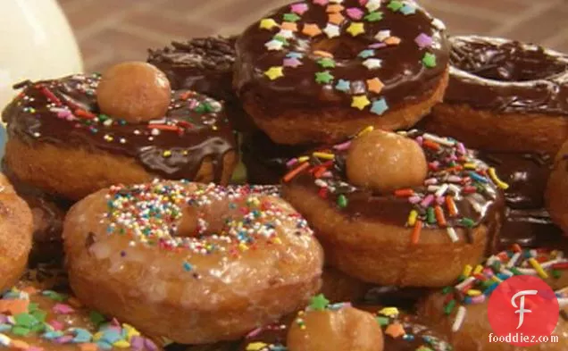 Canned Biscuit Dough Donuts and Holes
