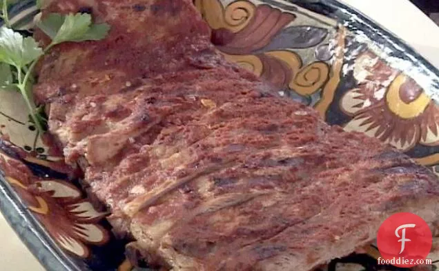 Bourbon Barbecue Pork Ribs