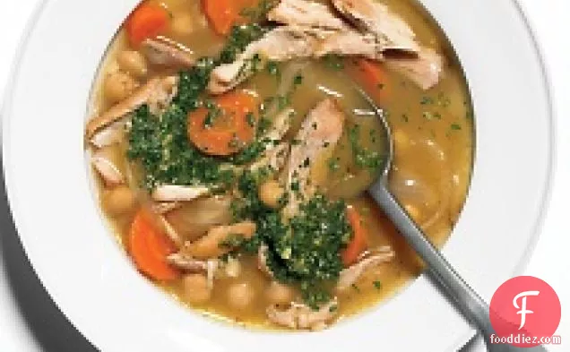 Chicken And Chickpea Soup