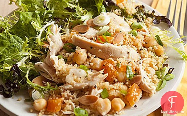 Couscous with Chicken, Chickpeas and Apricots