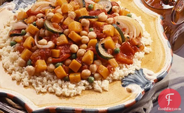 Vegetable Garbanzo Stew With Couscous
