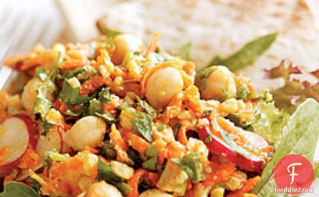 Chickpea, Carrot & Parsley Salad