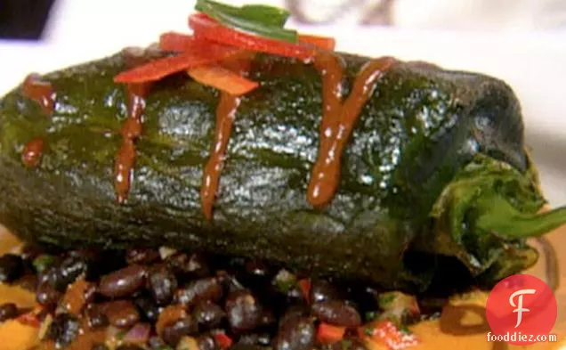 Oven Roasted Chile Relleno with Chipotle Asado Sauce