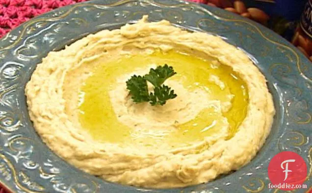 सफेद सेम Hummus