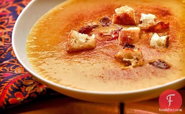 Chickpea Puree With Crisp Croutons (crema De Garbanzos Con Pan