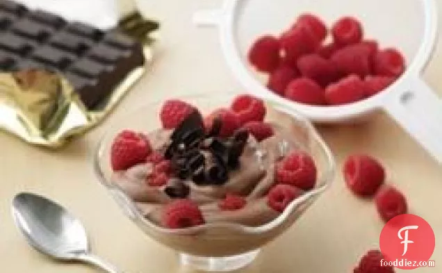 Really, Really Easy Chocolate Raspberry Mousse