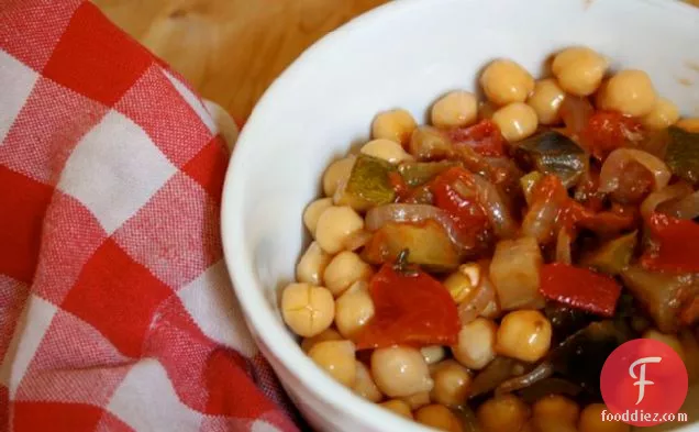 Eat for Eight Bucks: Ratatouille and Chickpeas