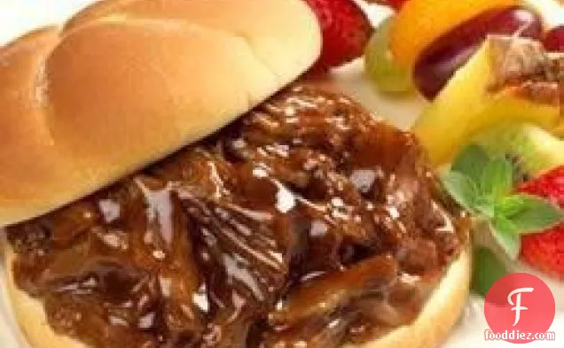 Pulled Barbecue Beef Sandwiches