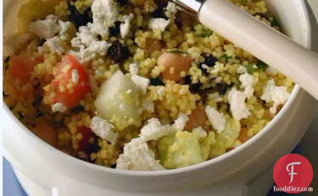 Couscous-Chickpea Salad with Ginger-Lime Dressing