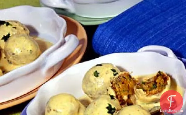Rajasthani Kadhi (chickpea Dumplings In Spicy Sauce)