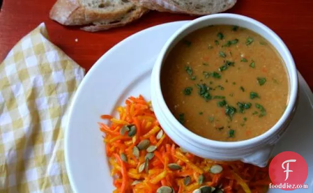 Eat For Eight Bucks: Chickpea Soup And Carrot Salad