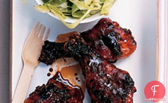Sweet-and-sticky Grilled Drumsticks