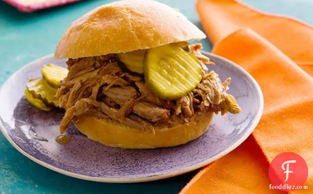 Pulled Pork with Mango BBQ Sauce