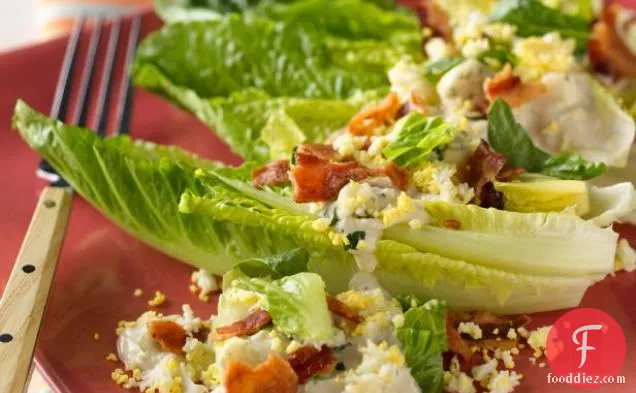 Hearts of Romaine with Blue Cheese and Bacon