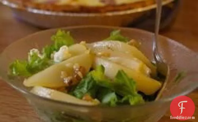 Salad with Prosciutto and Caramelized Pears and Walnuts