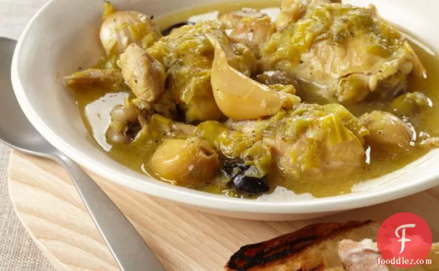 Slow Cooker Chicken with 40 Cloves of Garlic